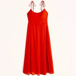 ❤️Abercrombie and Fitch maxi red dress. Like new. Size XS❤️